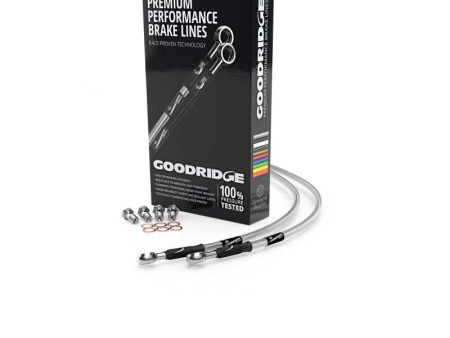 Goodridge 02-03 Yamaha R1 Clear Race Front SS Brake Lines For Discount