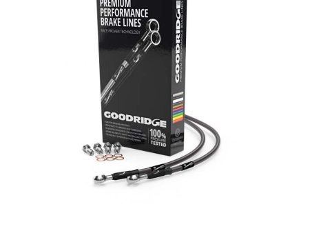 Goodridge 02-13 Yamaha TDM900 Carbon Front SS Brake Lines Fashion