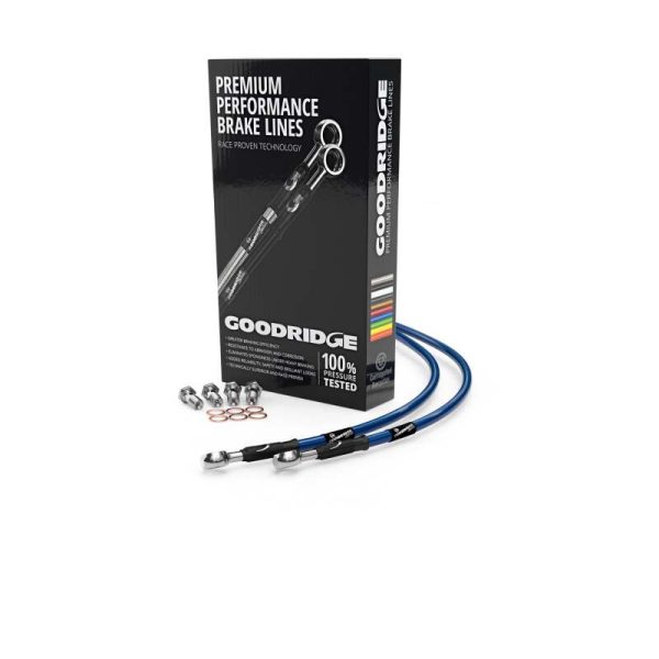 Goodridge 13-16 Yamaha MT-09 Electric Blue Front SS Brake Lines Fashion