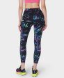 Power 7 8 Workout Leggings Sb5400a 78 Black-Paradise-Palms Sale