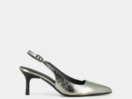 264-lise Diamantus Cuir Metal Argent-Fonce Cheap