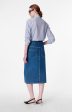 Denim Skirt Bastia 3eva66-v07004 Royal Supply