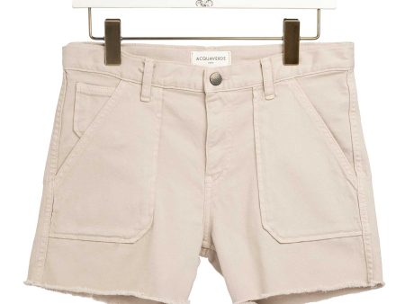 Shorts Tooldns Beige Fashion