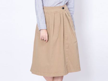 Wrap midi skirt Online now