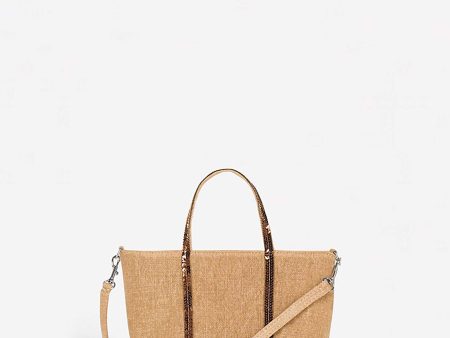 Mini Bag Linen Cabas Xs Ve31-v40410 Jute Hot on Sale