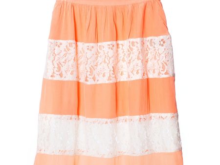 Lace Panelled Skirt Online Sale