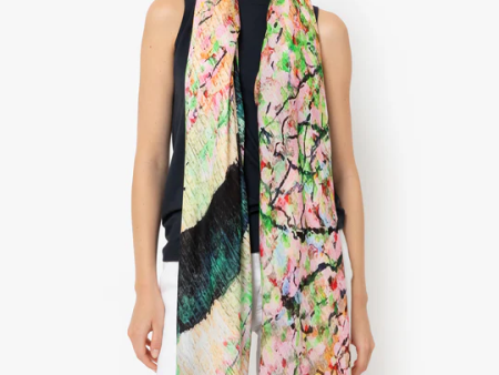 Scarf Ava Double Ava Double Face Pink-Blossom Hot on Sale