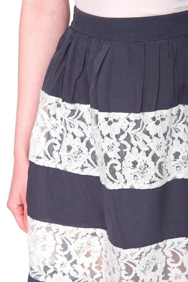 Lace Panelled Skirt Online Sale