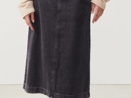 Denim Skirt Yop13d Black-Poivre Sale