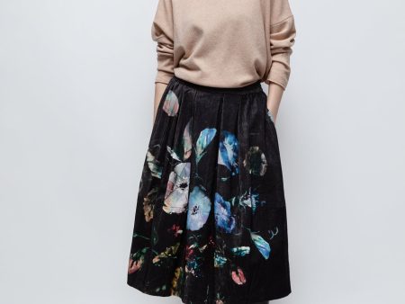 Skirt Nona Pearl-Flowers For Cheap