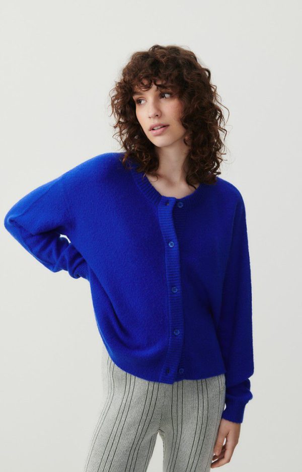 Cardigan Dam19e Indigo For Discount