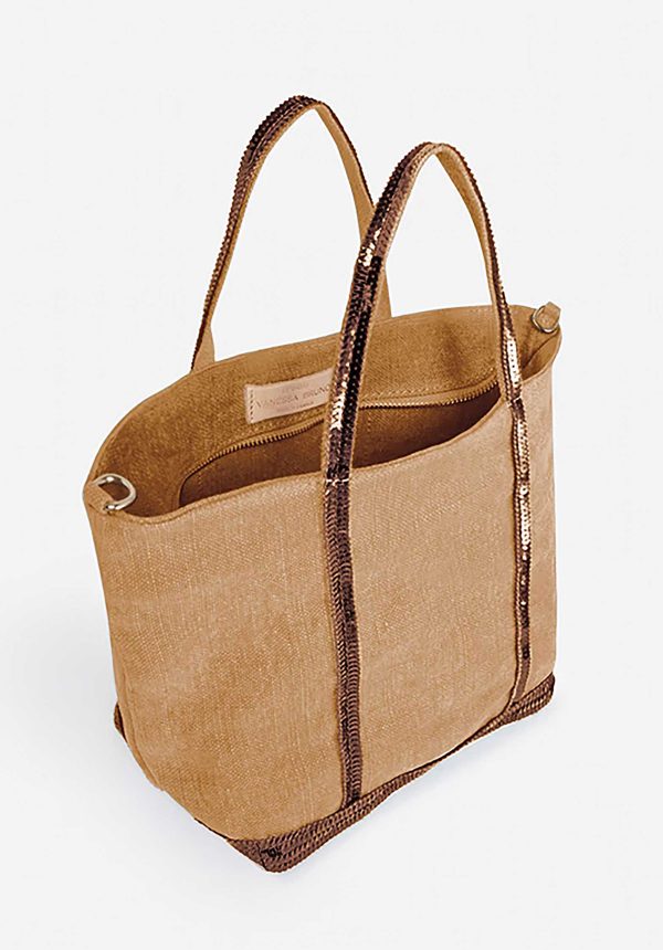 Tote Bag Linen Cabas S Ve31-v40435 Jute For Cheap