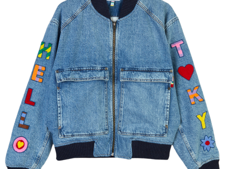 Denim Jacket Den01 Den018a Mid-Blue Online now