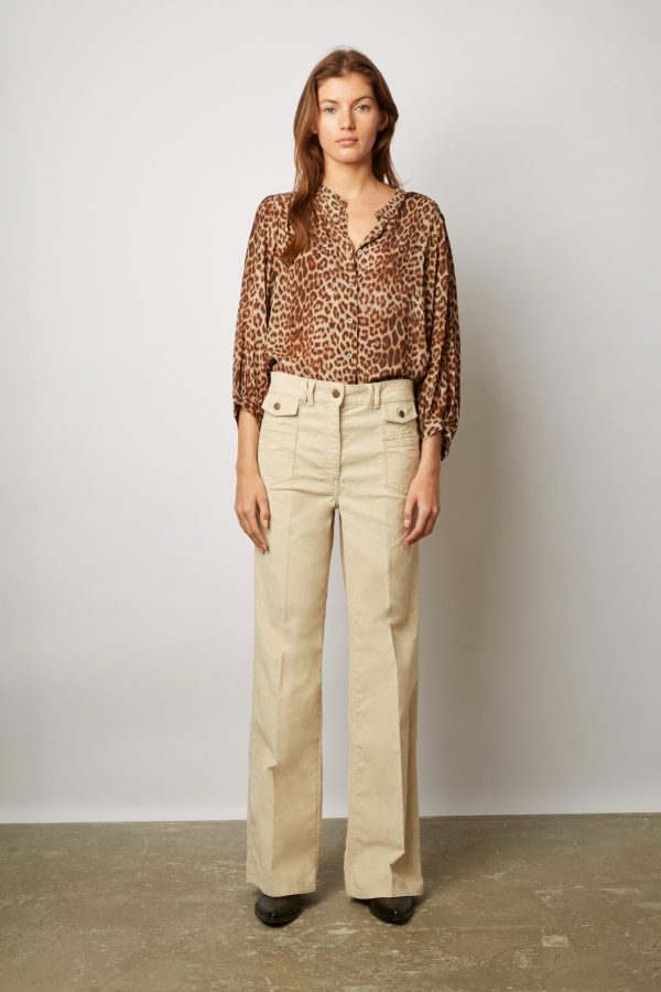 Trouser Anna Dyp15y319 Natural Discount