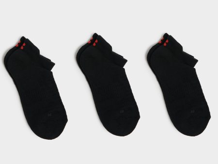 Workout Trainer Socks 3 Pack Sb8984 Black-A on Sale