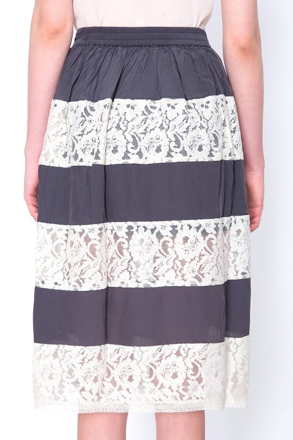 Lace Panelled Skirt Online Sale