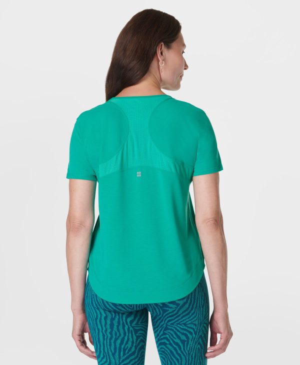 Breathe Easy Short Sleeve Top Sb9121 Gem-Green For Discount