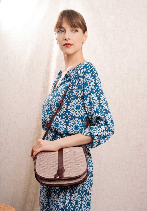 Crossbody Bag Sedro Toile Bordeaux Online Hot Sale