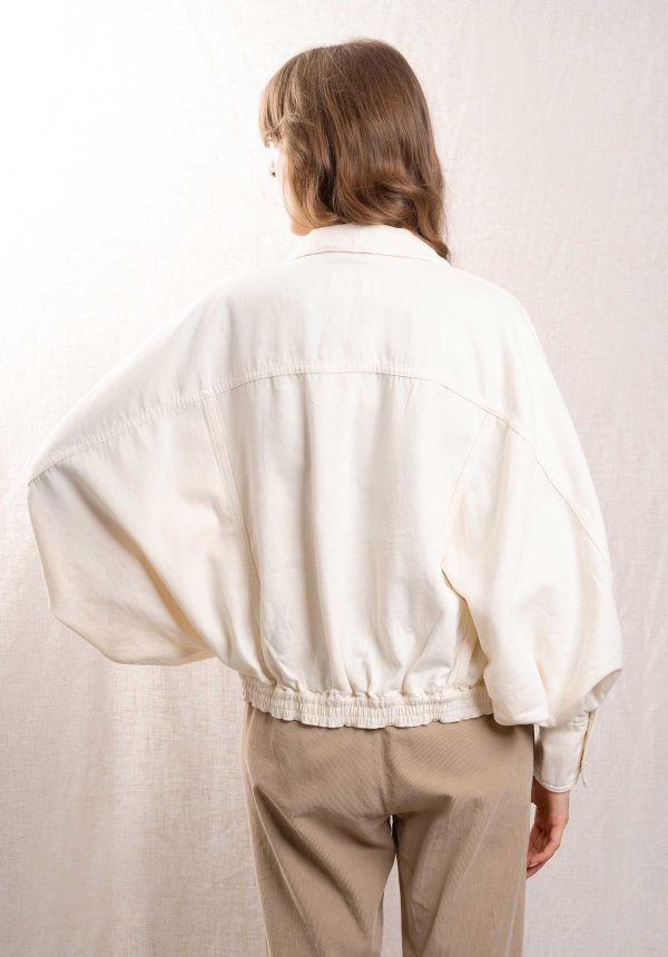 Jacket Bron Canvas Creme Fashion