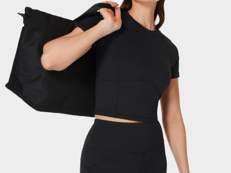 All Day Active Cropped T-shirt Sb9798 Black Hot on Sale