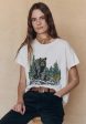 Tshirt T209002bb Boxy Black Bear Washed-White Supply