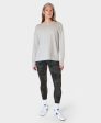 After Class Longline Sweatshir Sb8985b Light-Grey-Marl For Cheap