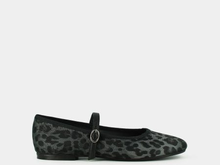 264- Douceur Textile Leopard-Gris Online now