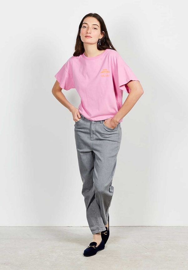 Tshirt Wt06 Boxy Femme What Rose-13 For Discount