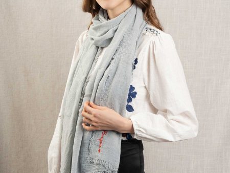 Scarf Ech0345 Gris Fashion