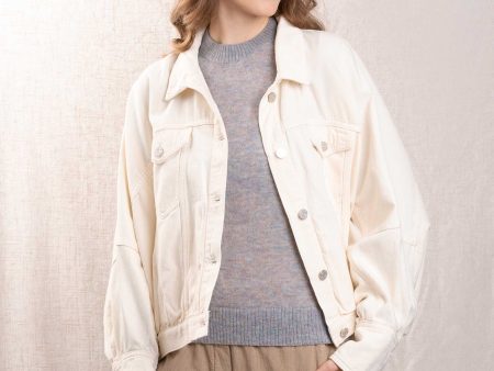 Jacket Bron Canvas Creme Fashion