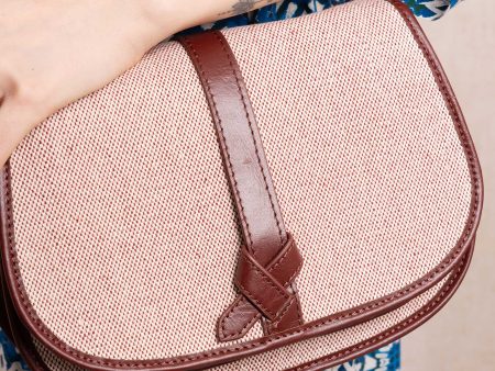 Crossbody Bag Sedro Toile Bordeaux Online Hot Sale