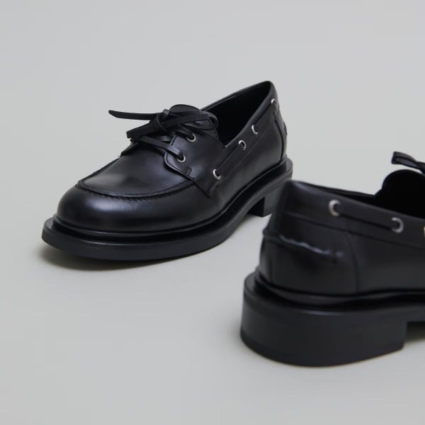 388- Paolo Cuir Noir Online Sale