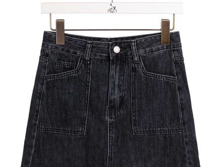 Denim Skirt 11039 Noir For Sale