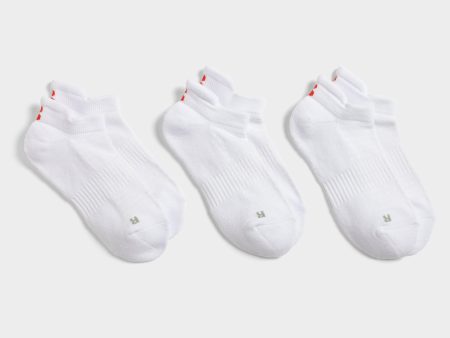 Workout Trainer Socks 3 Pack Sb8984 White Online Sale