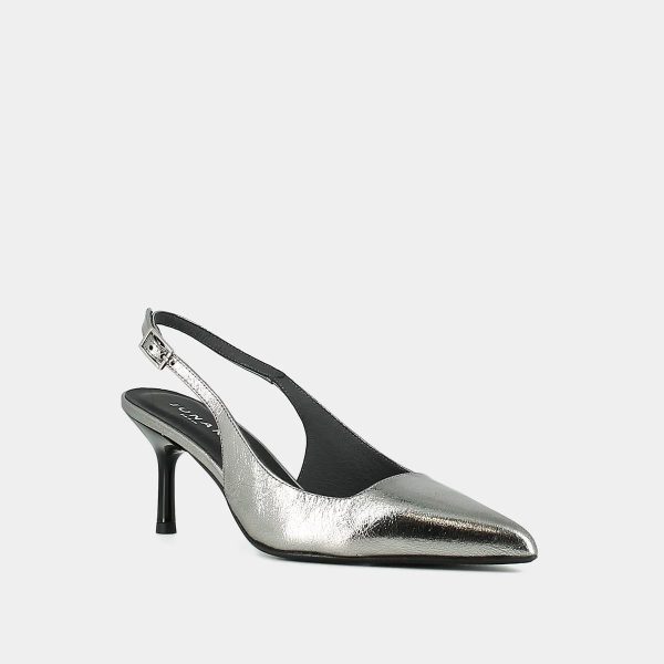 264-lise Diamantus Cuir Metal Argent-Fonce Cheap