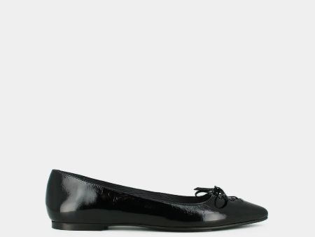 264- Damy Cuir Brillant Noir For Cheap