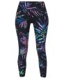 Power 7 8 Workout Leggings Sb5400a 78 Black-Paradise-Palms Sale