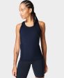 Athlete Crop Seamless Workout Sb6545c Navy-Blue Sale