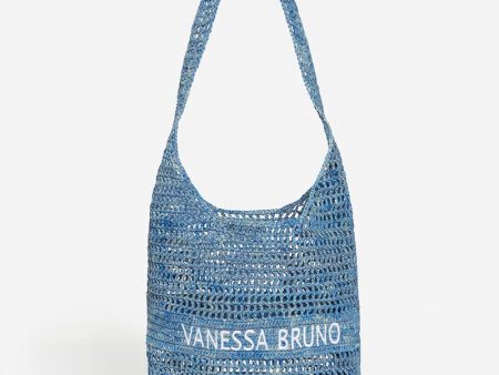 Raffia Hobo 3eve60-v40819 Bleu Online now