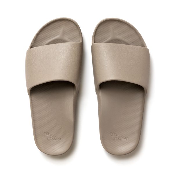 ARCH SLIDES TAUPE Fashion