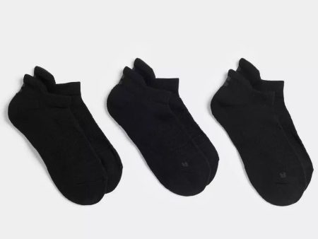 Workout Trainer Socks 3 Pack Sb8984 Black Sale