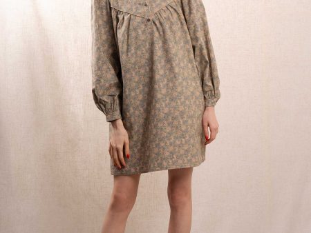 Dress -1610 5167 Lt-Olive-Floral Online now