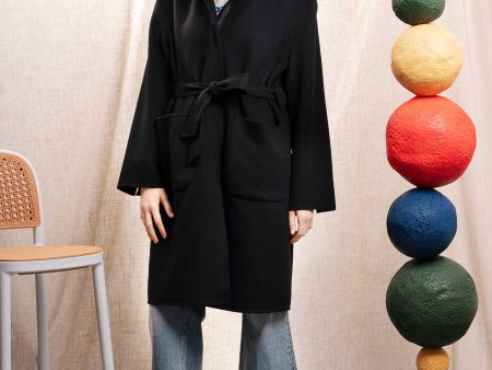 Coat Artist 0501-Black For Sale