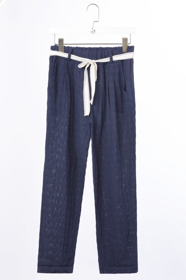 Tie-waist Wide Leg Pants For Cheap