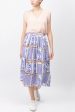 Pleated Skirt With Print For Cheap