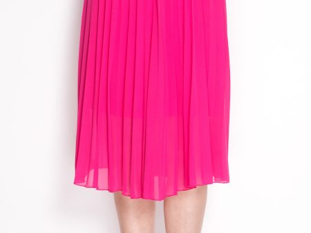 Pleated Midi Skirt on Sale