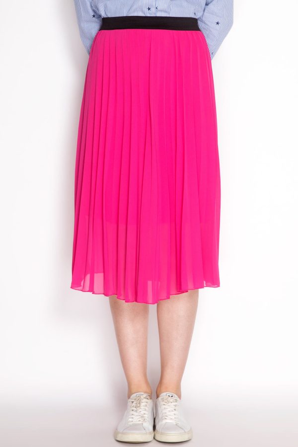 Pleated Midi Skirt on Sale