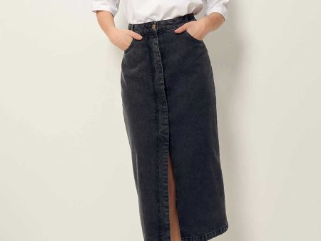 Denim Skirt Amadeo Amadeo Denim Graffit Online Sale