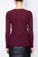 Sail Neck Long Sleeves Cashmere T-Shirt For Sale