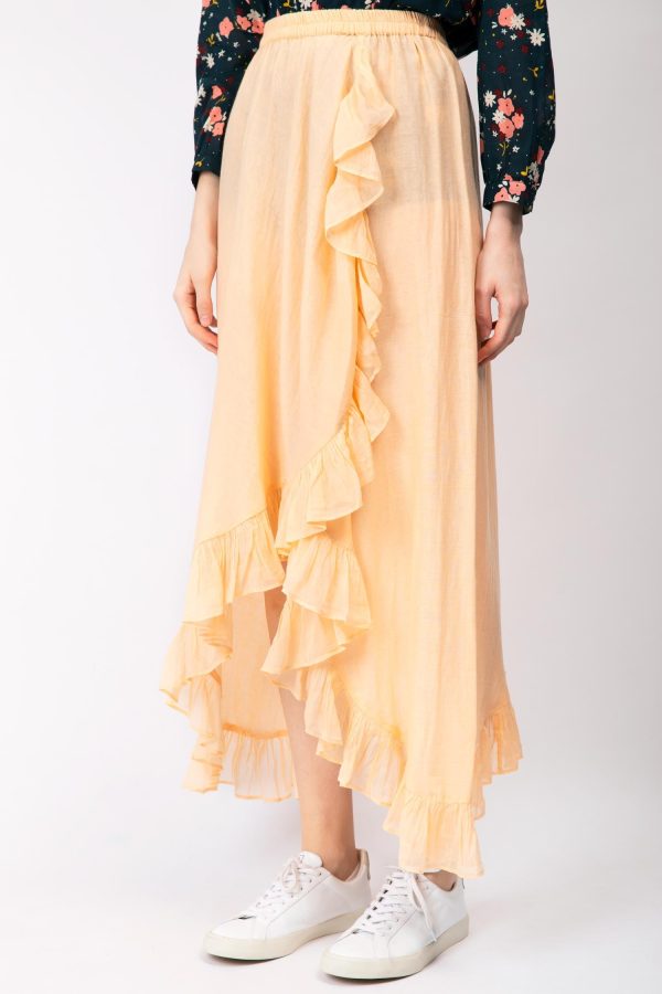 Ruffled Cotton Skirt Sale